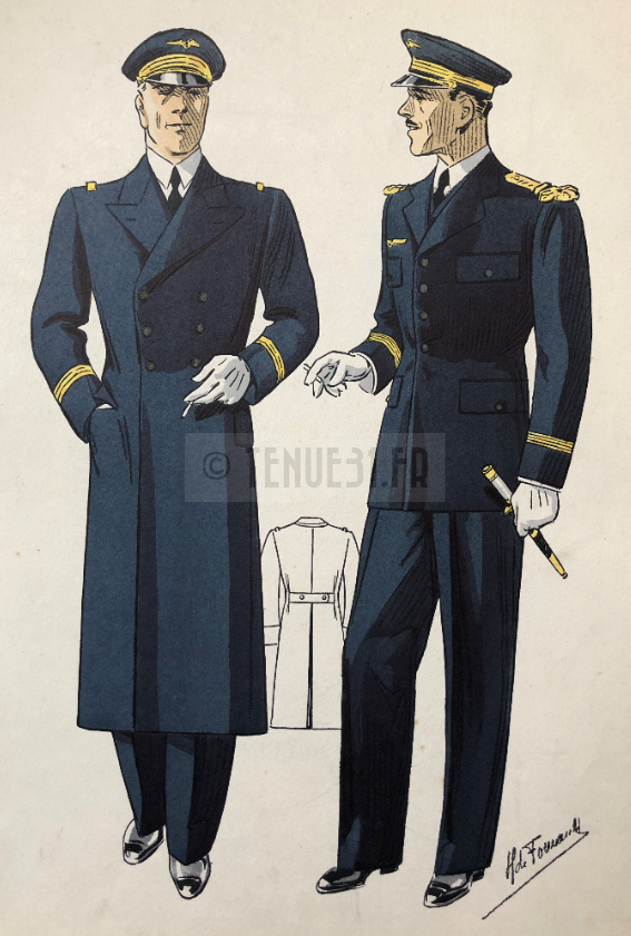 Aéronautique militaire - Tailleur Foucault couleur Aéronautique militaire - Tailleur Foucault couleur